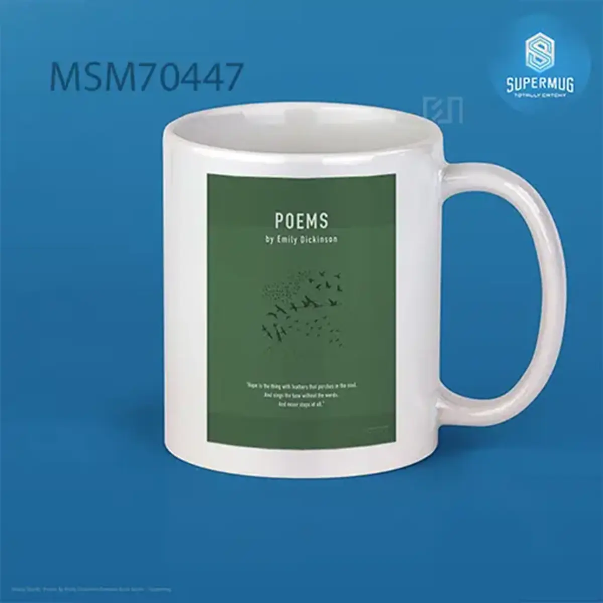 Poems By Emily Dickinson Greatest Book Series Super Mug