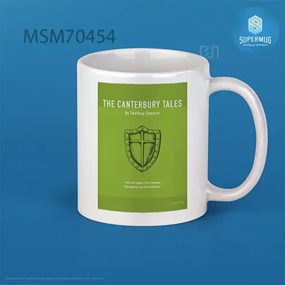 The Canterbury Tales By Geoffrey Chaucer Greatest Books Ever Series Super Mug