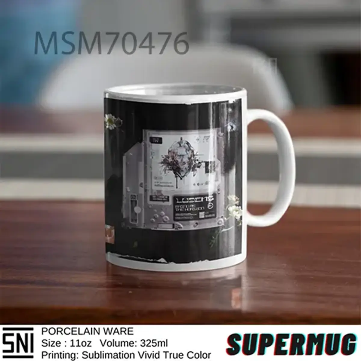 Keren Ludens Artwork Bring Me The Horizon Super Mug