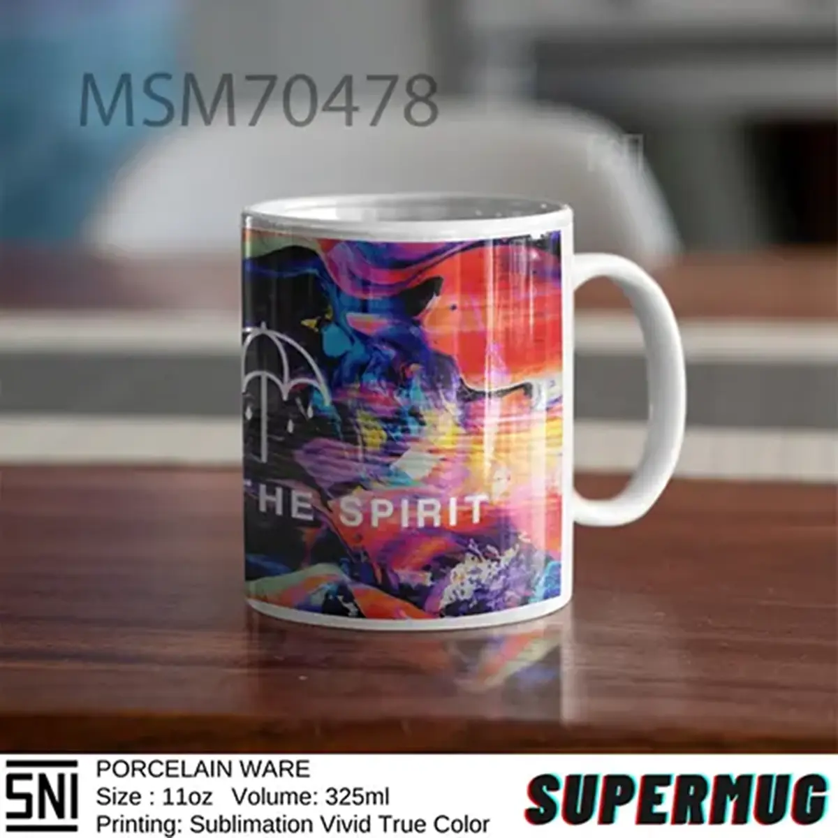 Custom That's The Spirit Colorful Bring Me The Horizon Super Mug