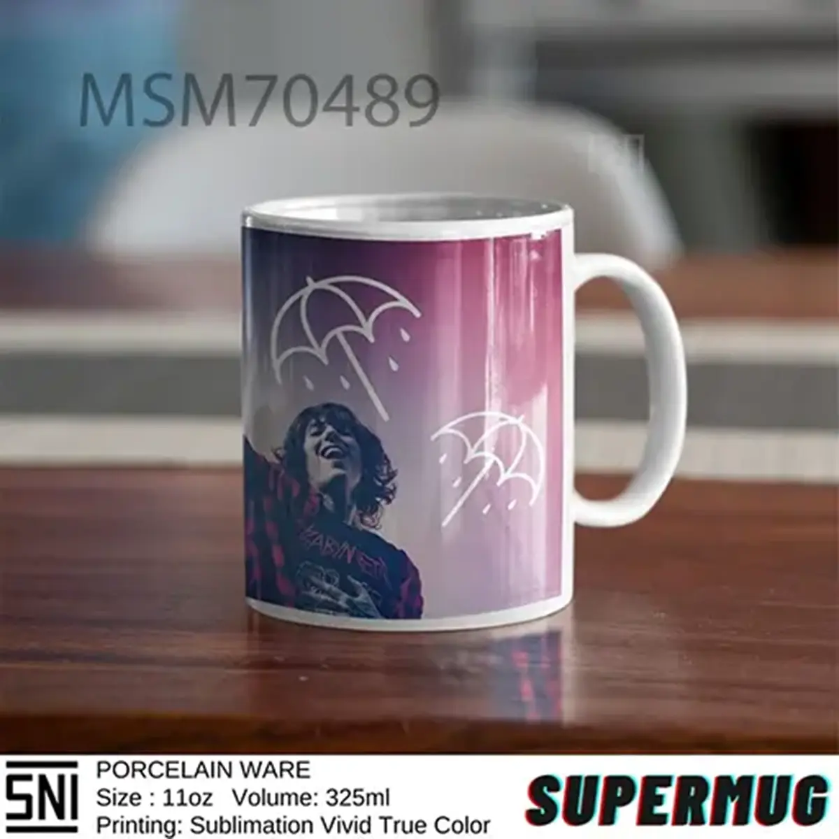 Happy Song Sykes Bring Me The Horizon Super Mug