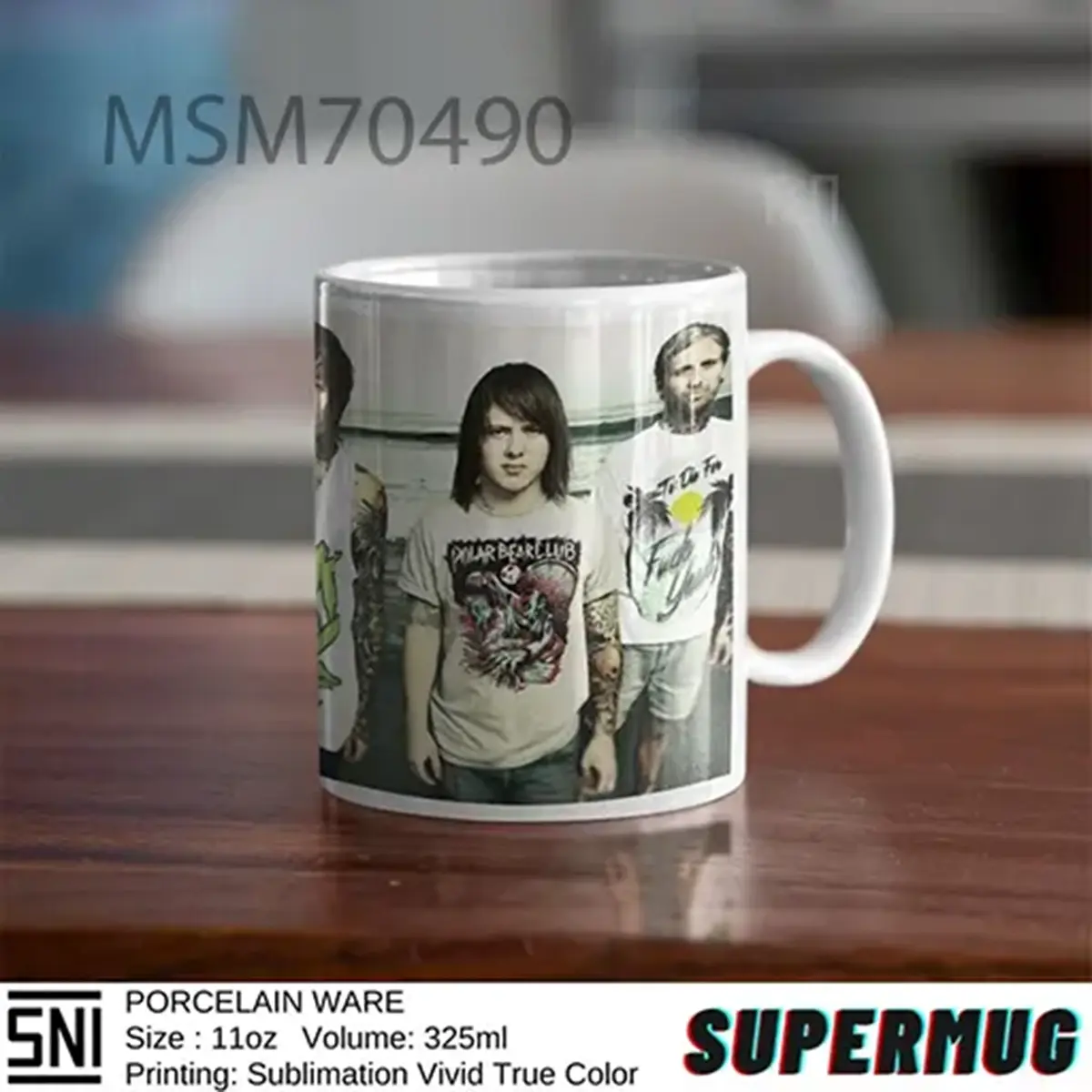 At The Beach Bring Me The Horizon Super Mug