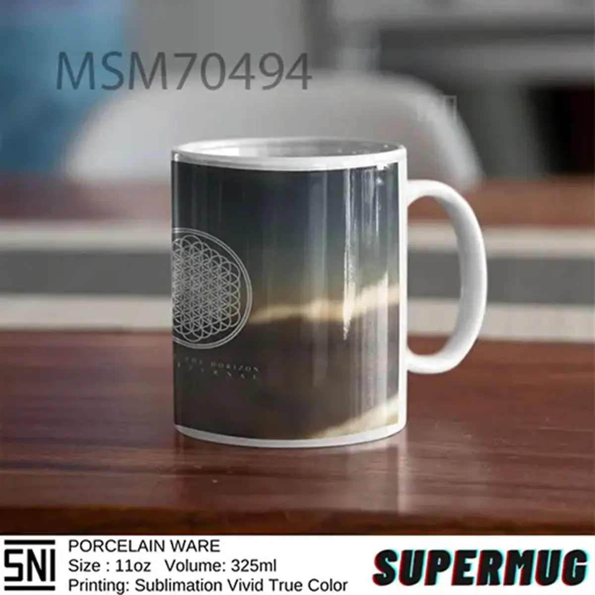 Printing Sempiternal Desert Bring Me The Horizon Super Mug