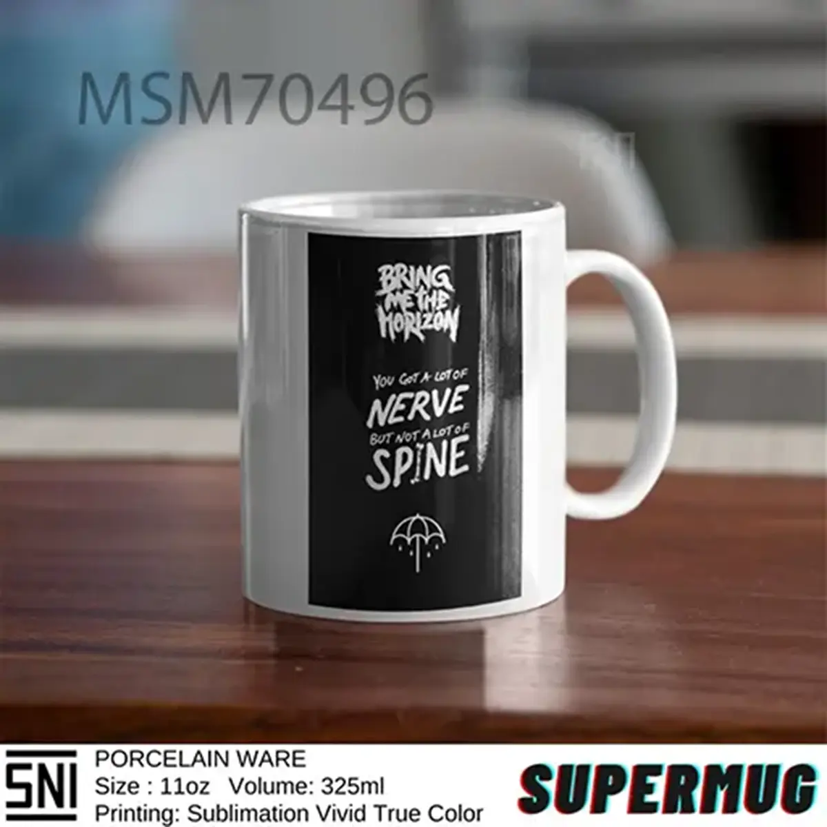 Nerve Bring Me The Horizone Super Mug