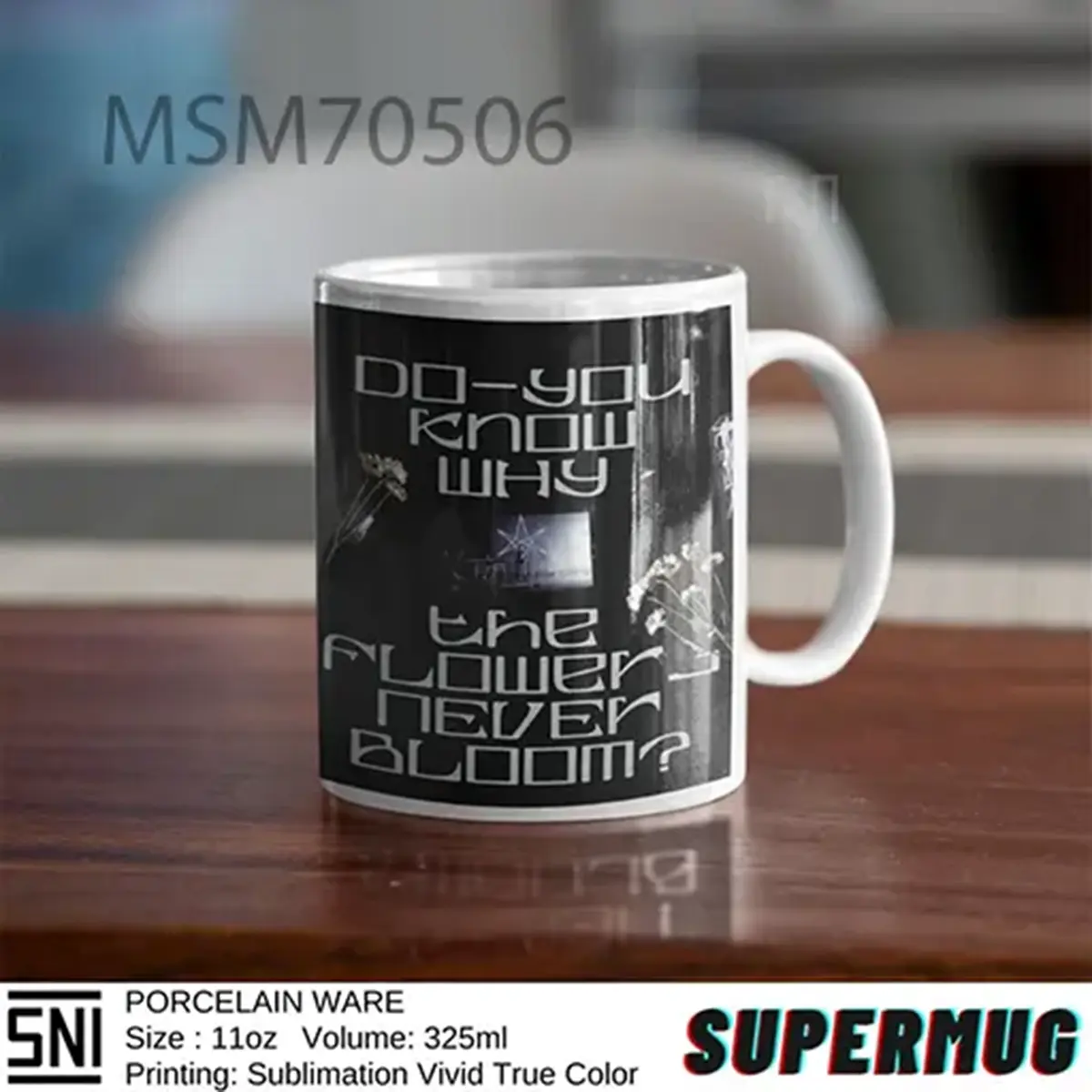MukLudens Flower Bring Me The Horizon Super Mug