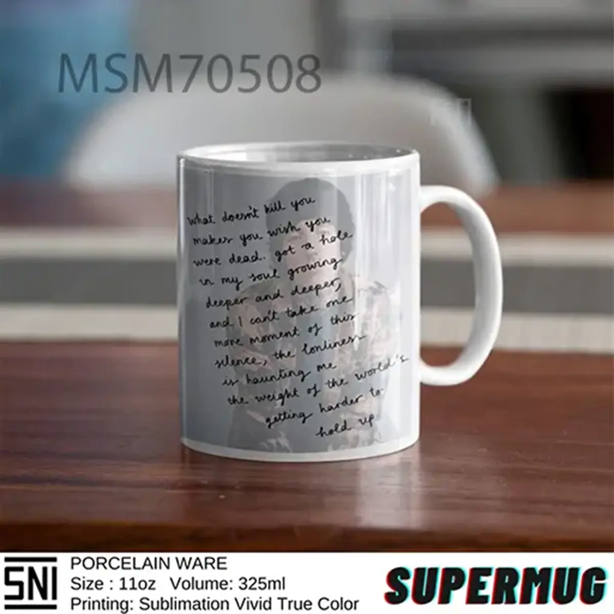 Sablon What Doesn't Kill You BMTH Super Mug