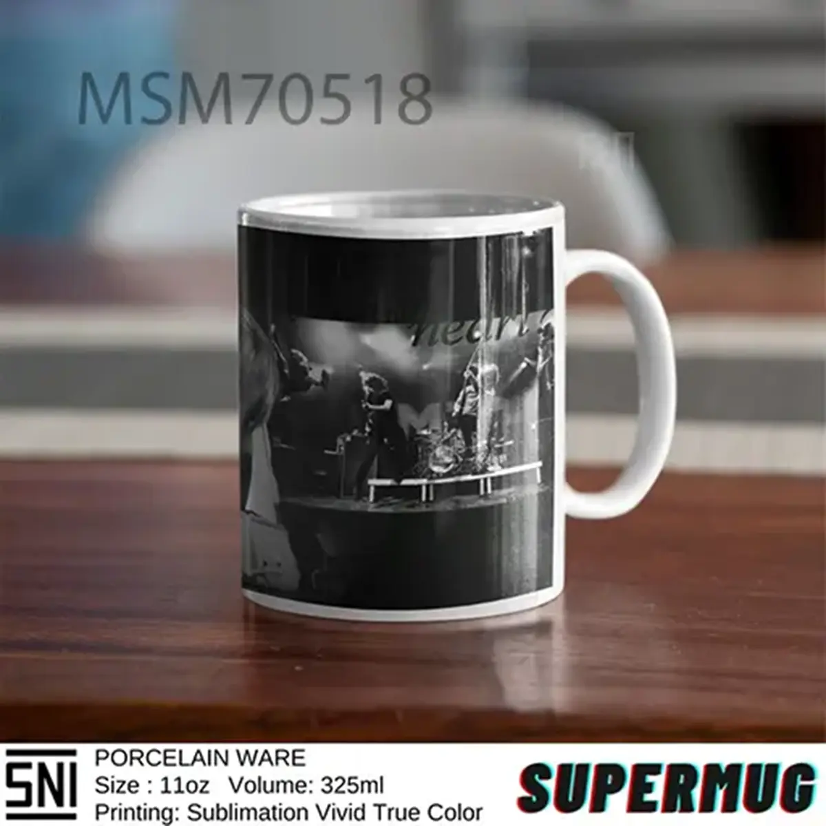 Kopi Can You Feel MyHeart Bring Me The Horizon Super Mug
