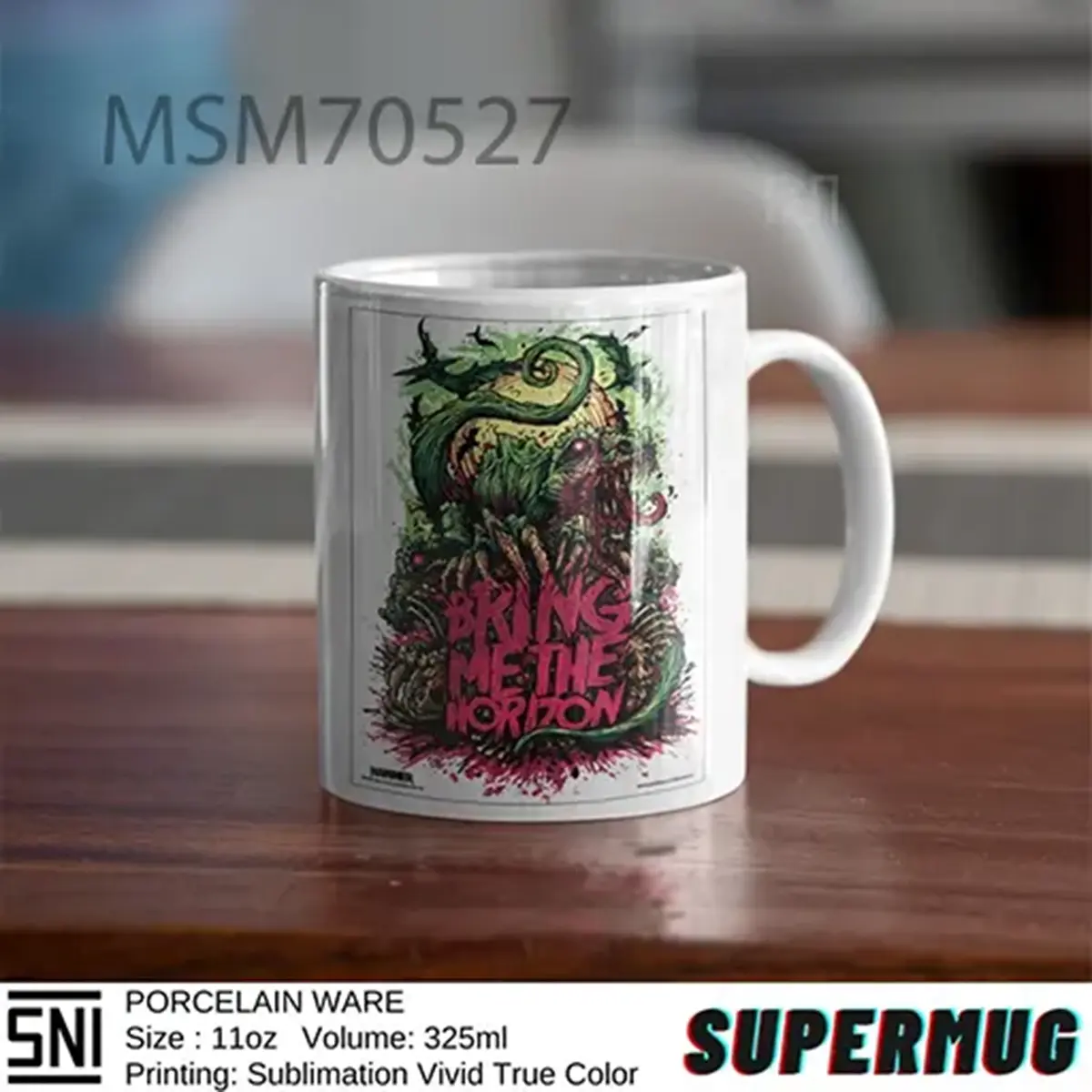 Sablon Dark Age Bring Me The Horizon Super Mug