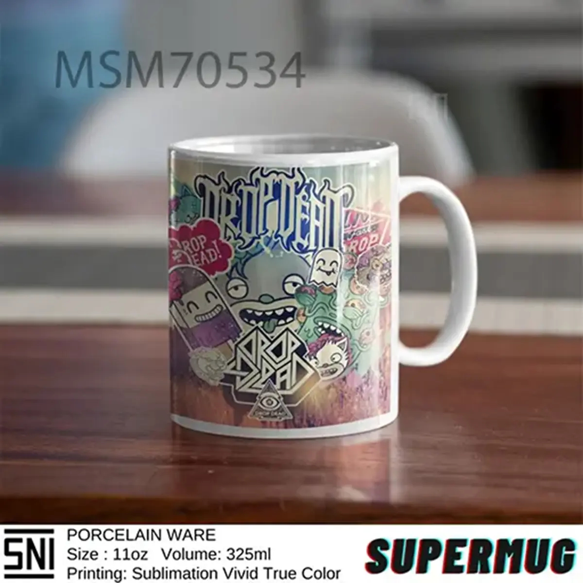 Porselen Dropdead Candy Bring Me The Horizon Super Mug