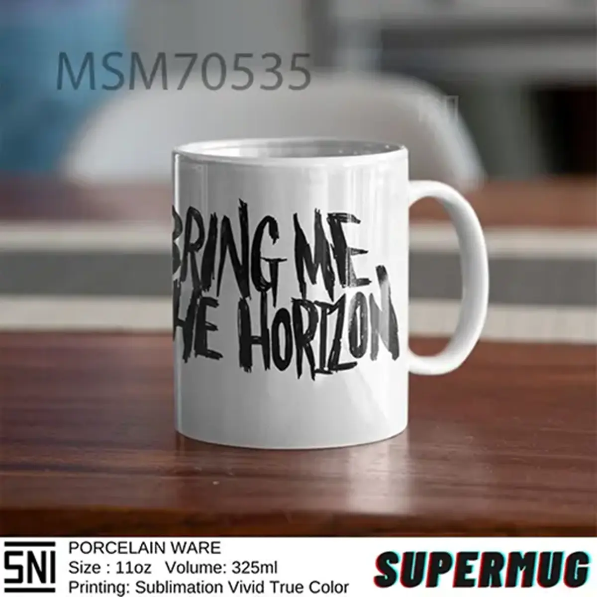 Silhouettes Bring Me The Horizon Super Mug