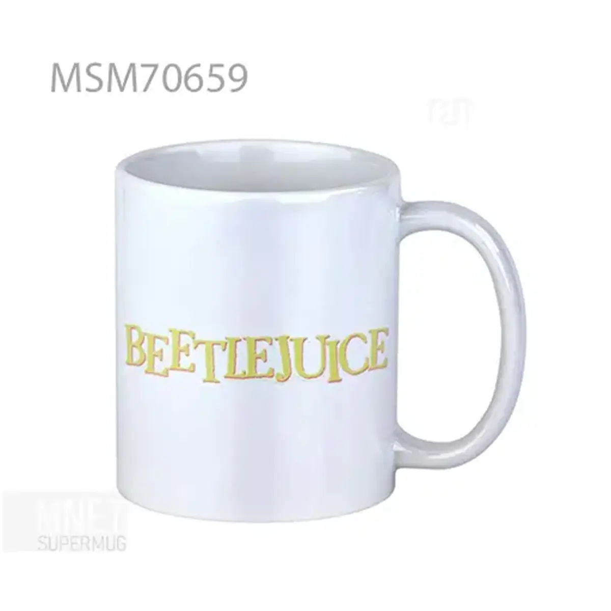 Beetlejuice Logo Super Mug
