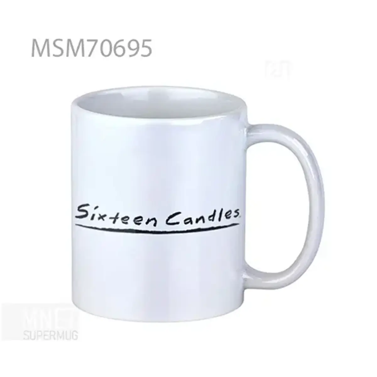 Sixteen Candles Logo Super Mug