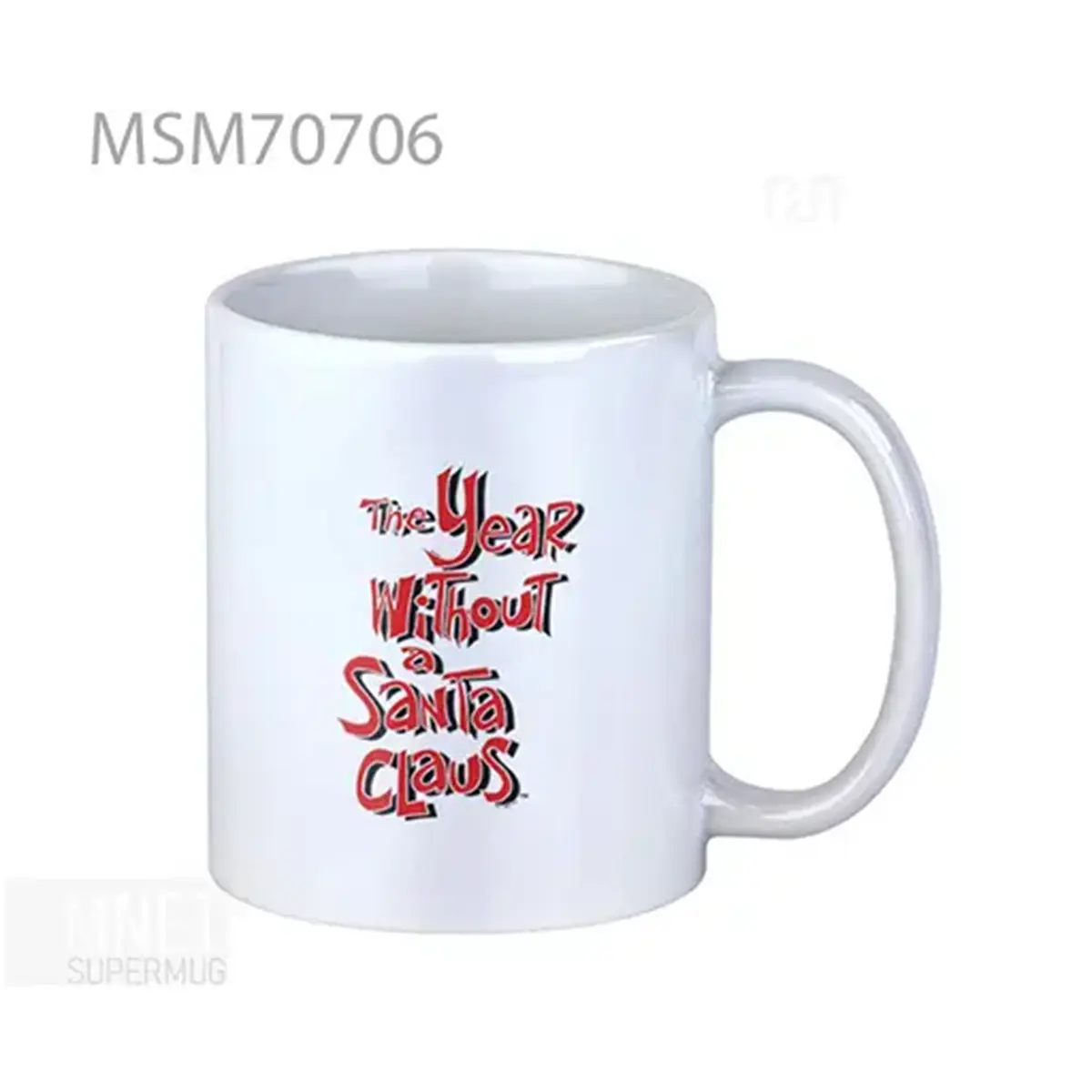 The Year Without a Santa Claus Logo Super Mug