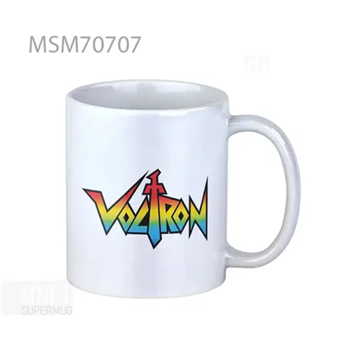 Voltron Defender Of The Universe Logo Super Mug