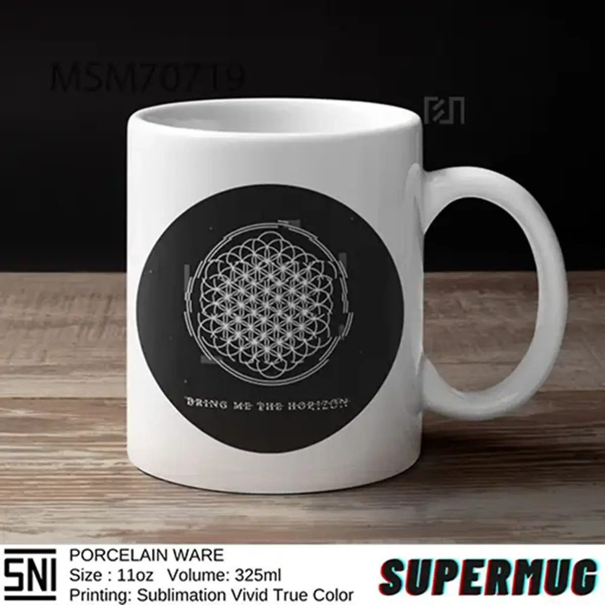 DISTORSI Super Bring Me The Horizon Sempiternal Super Mug