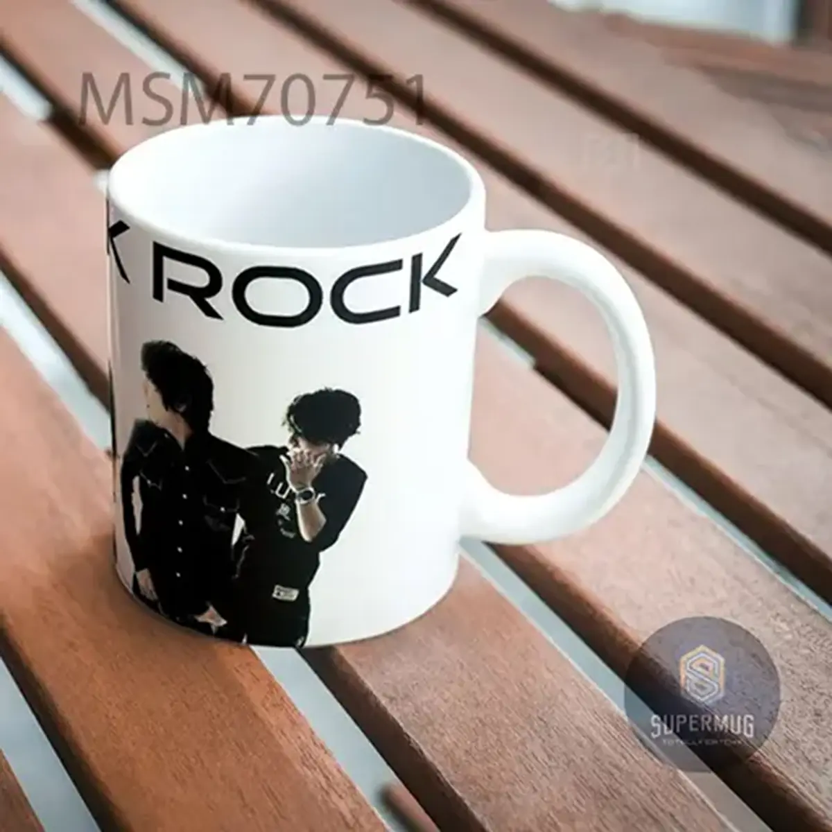 Coffee One Ok Rock Members In White Super Mug