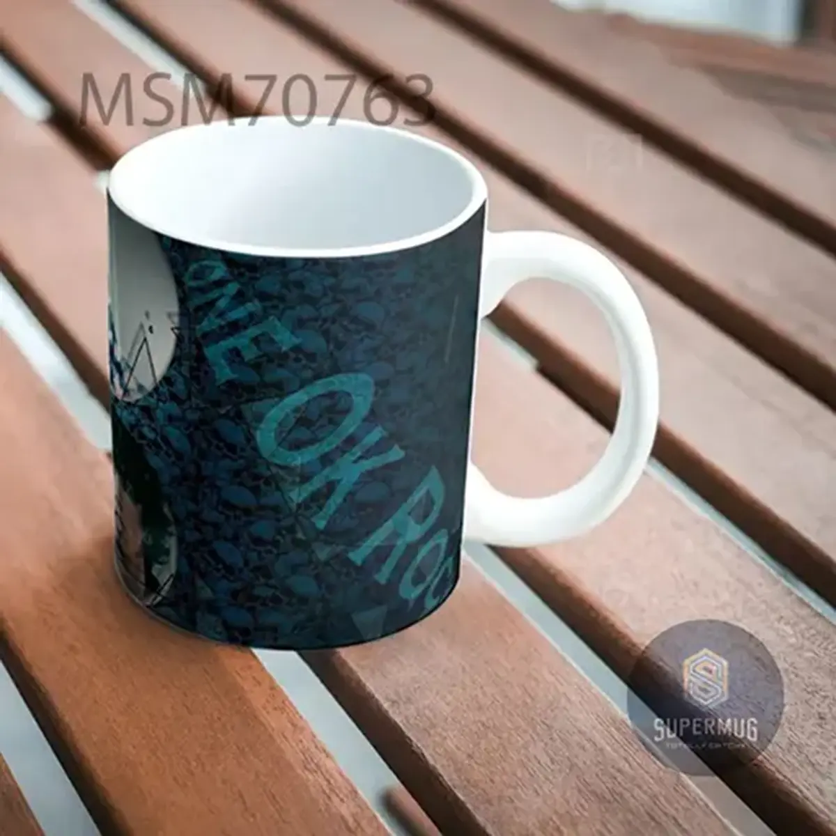 One Ok Rock Skull Pattern Super Mug