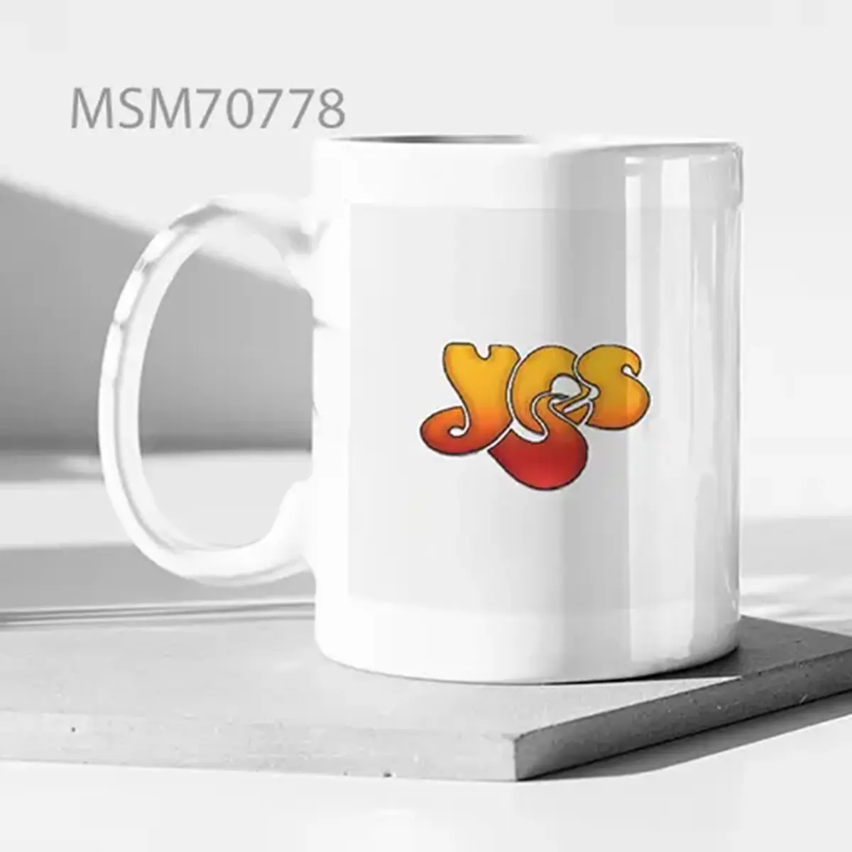 Rock Band Yes Super Mug