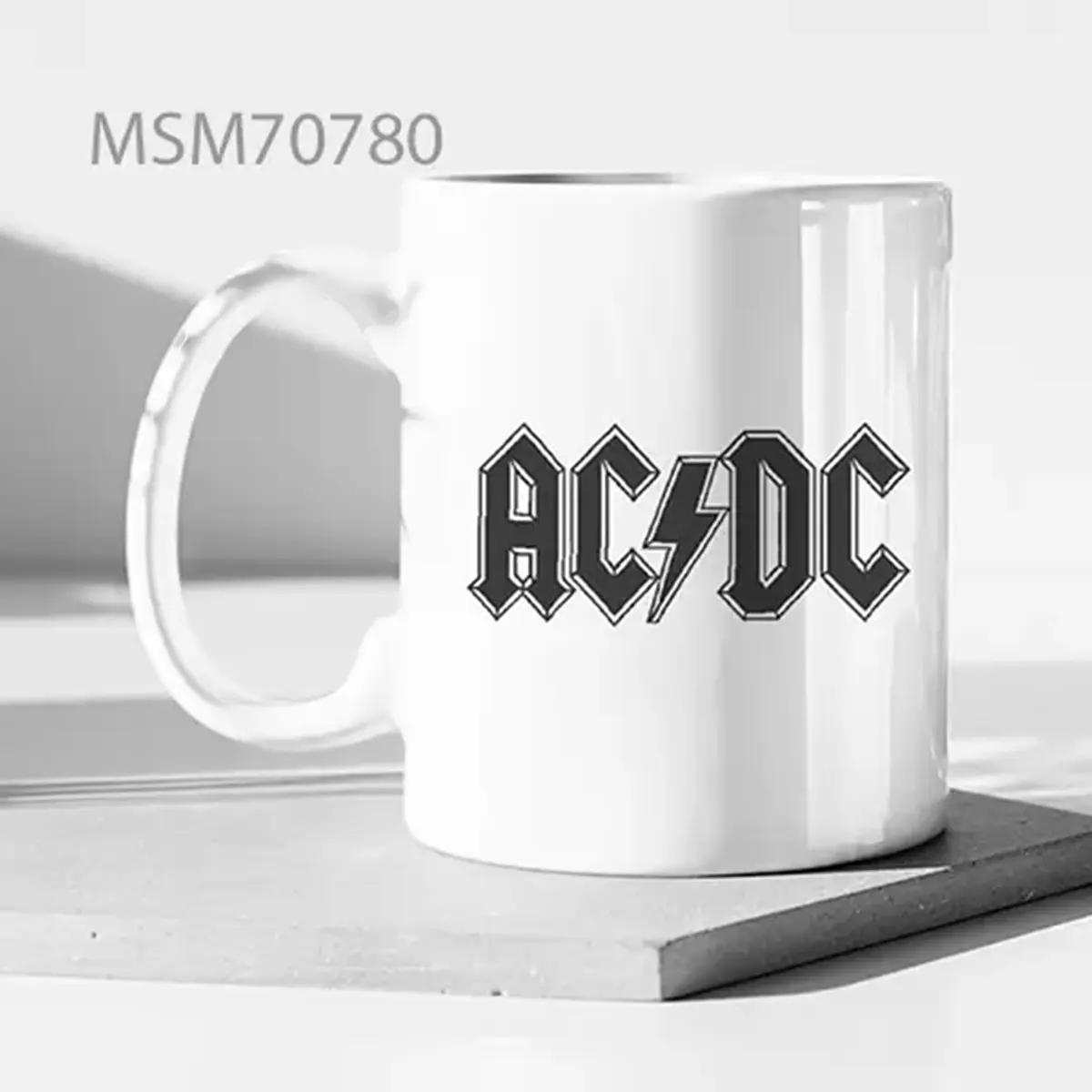 Rock Band Ac Dc Logo Super Mug
