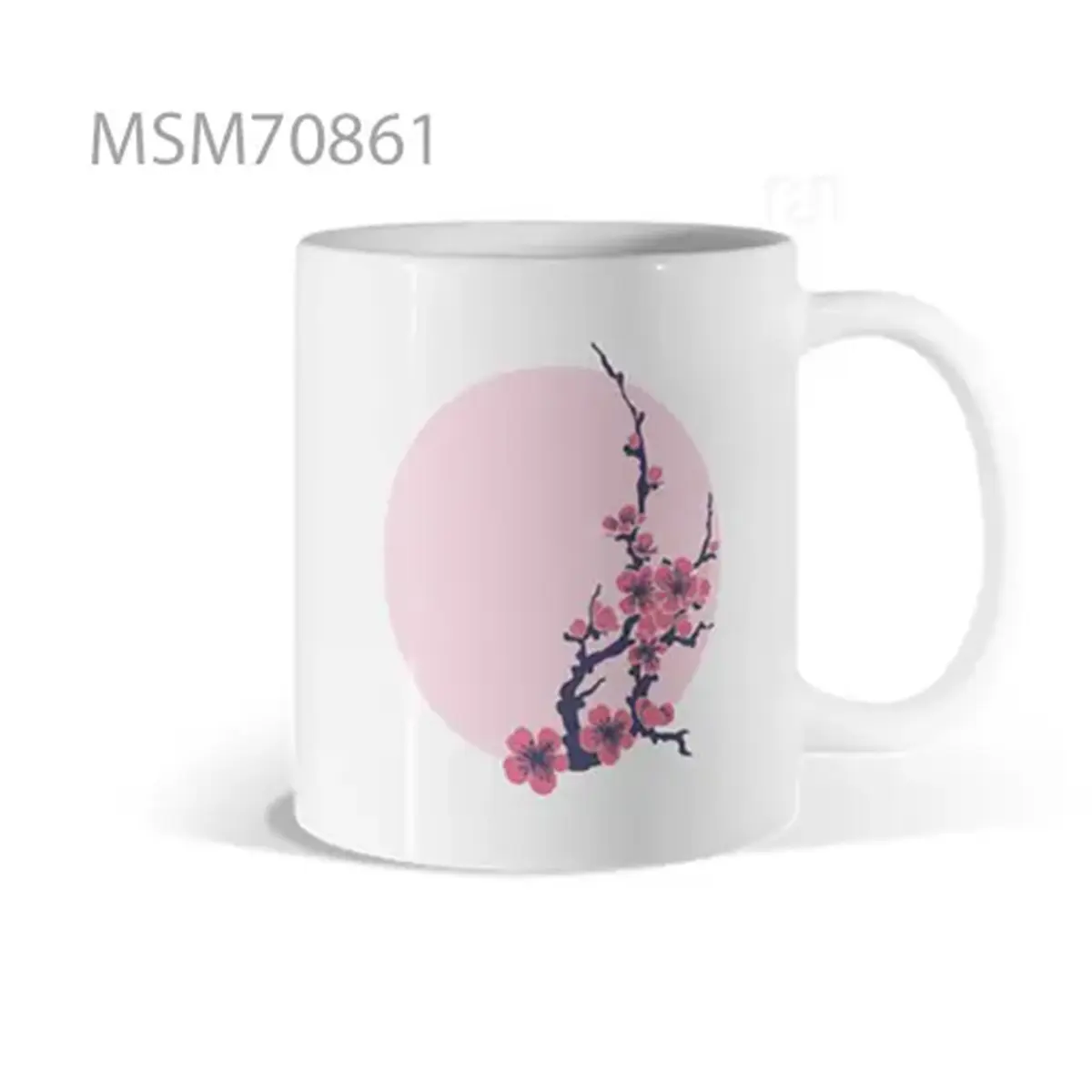 Cherry Blossom & Pink Sun Mug