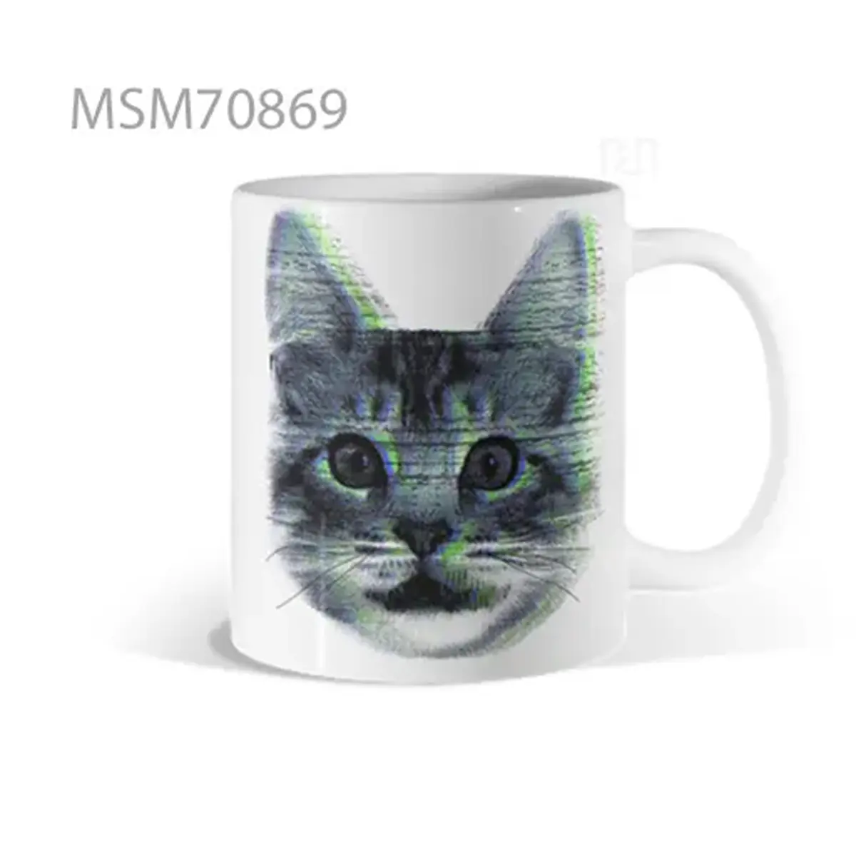 Cat Face Minimalist Mug