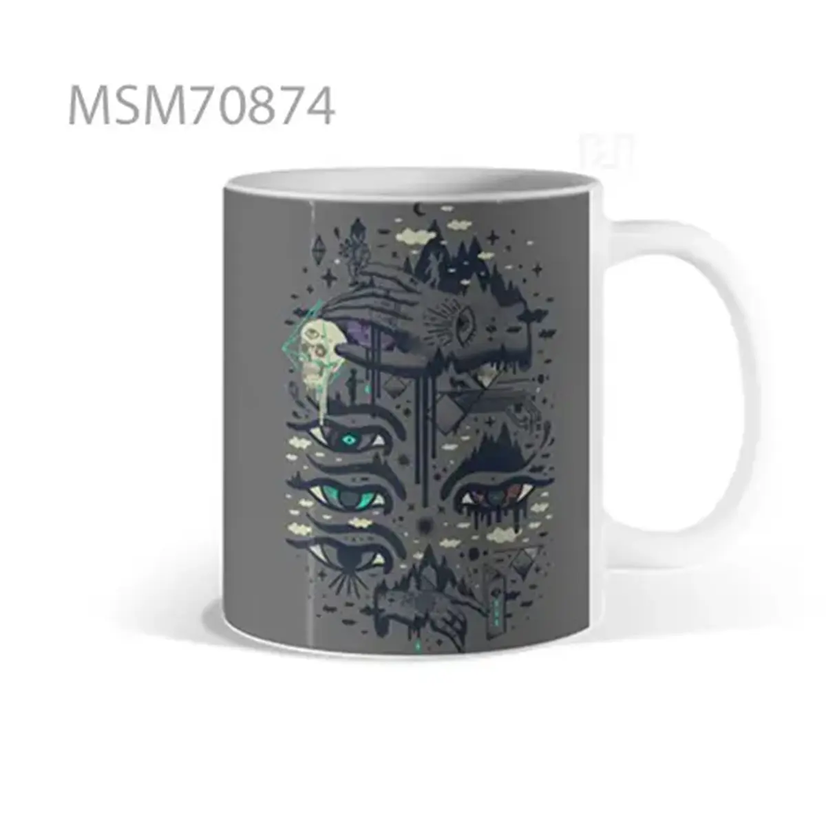 Intricate Shadows Abstract Mug