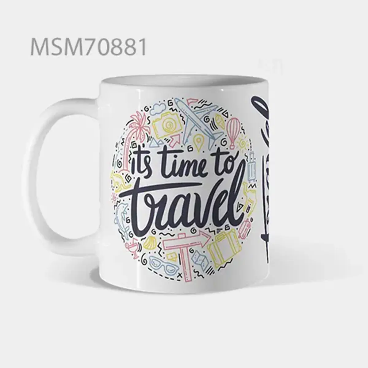 Travel Doodles Adventure Time Mug