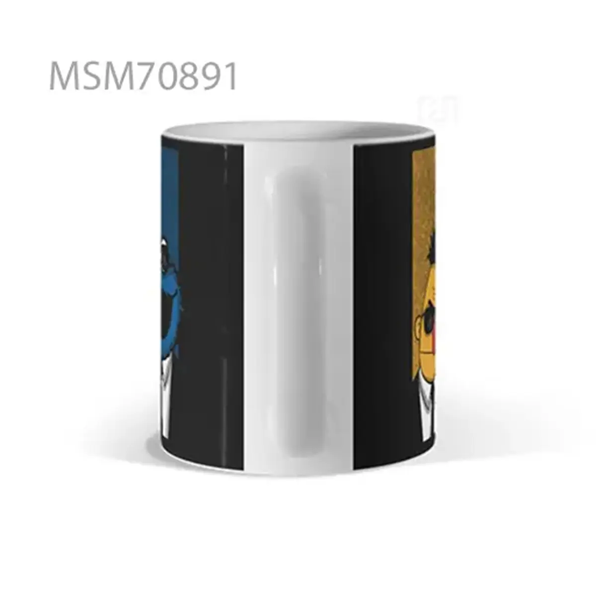Cosmic Planets Orbit Black Mug