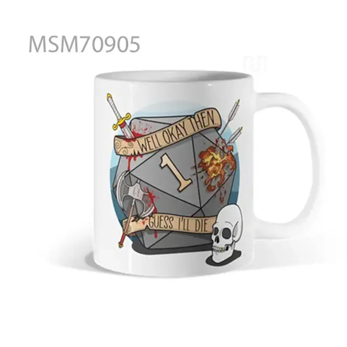 Skull & Swords “1” Tactic Mug