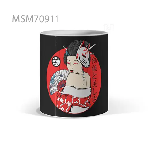 Masked Lady Neo-Japanese Mug