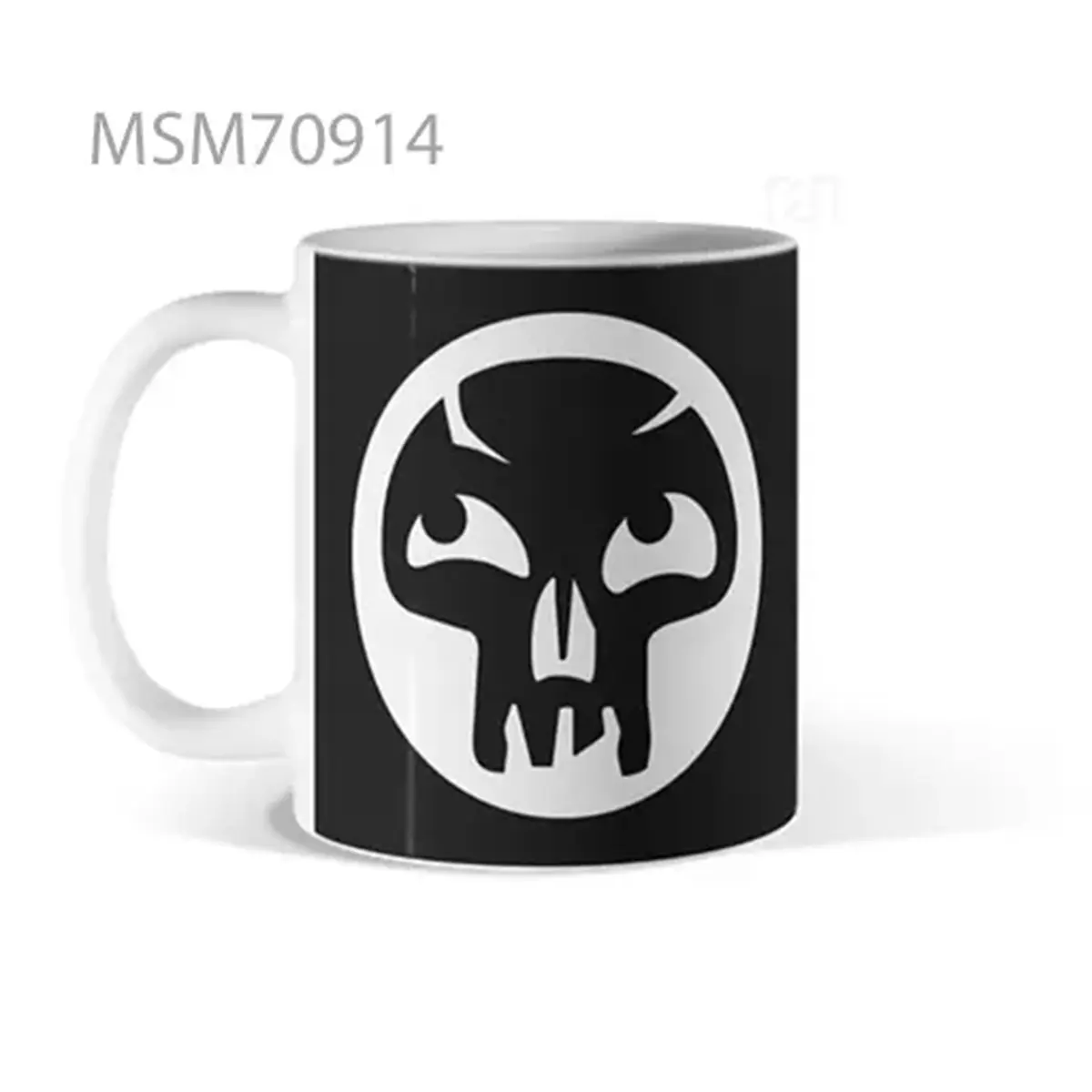 Black Skull Intense Glare Mug