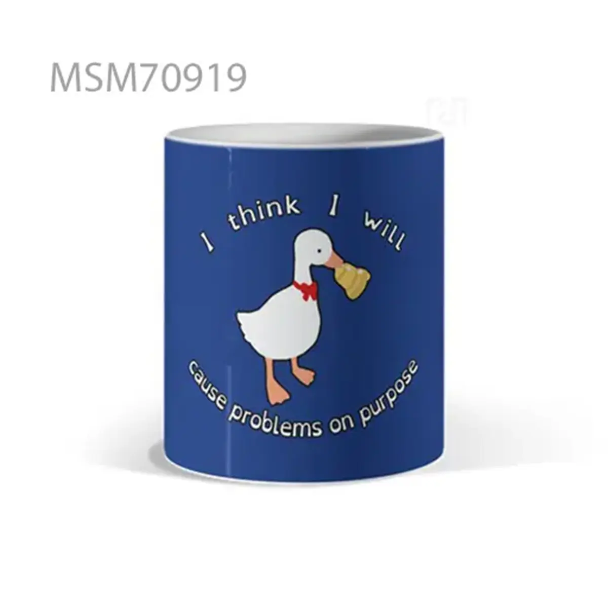 Duck Chaos Meme Quote Mug