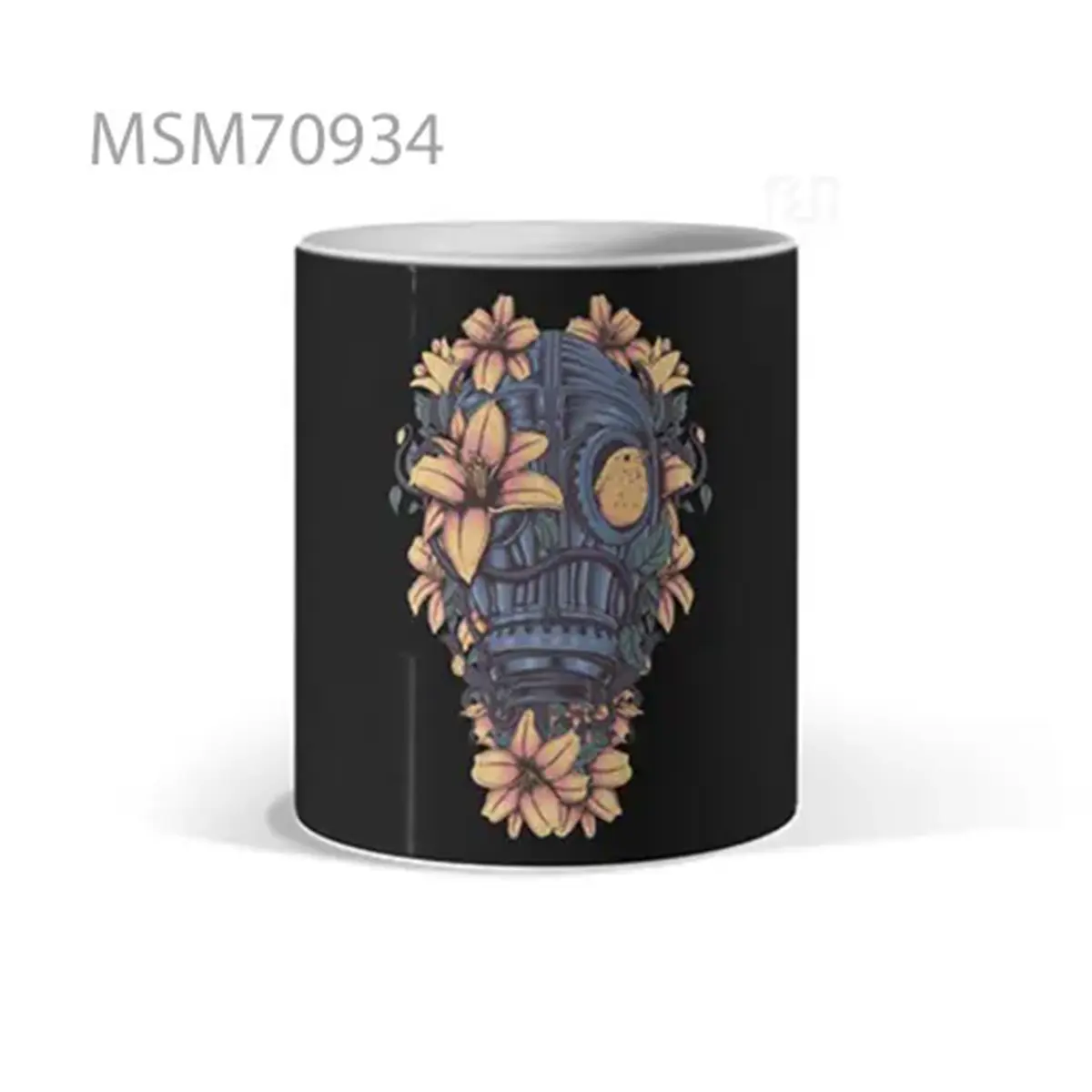 Steampunk Flowers & Gears Mug
