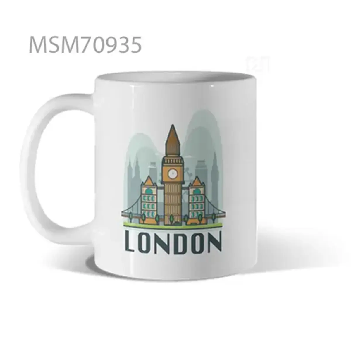 London Historic Silhouette Mug