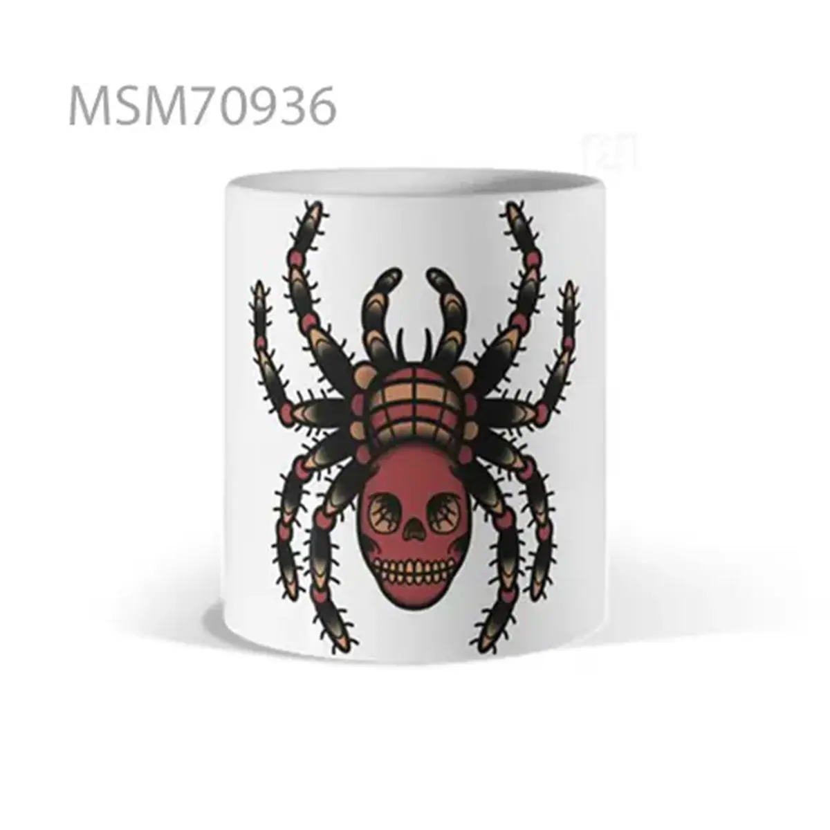 Red Spider Pixel Anatomy Mug