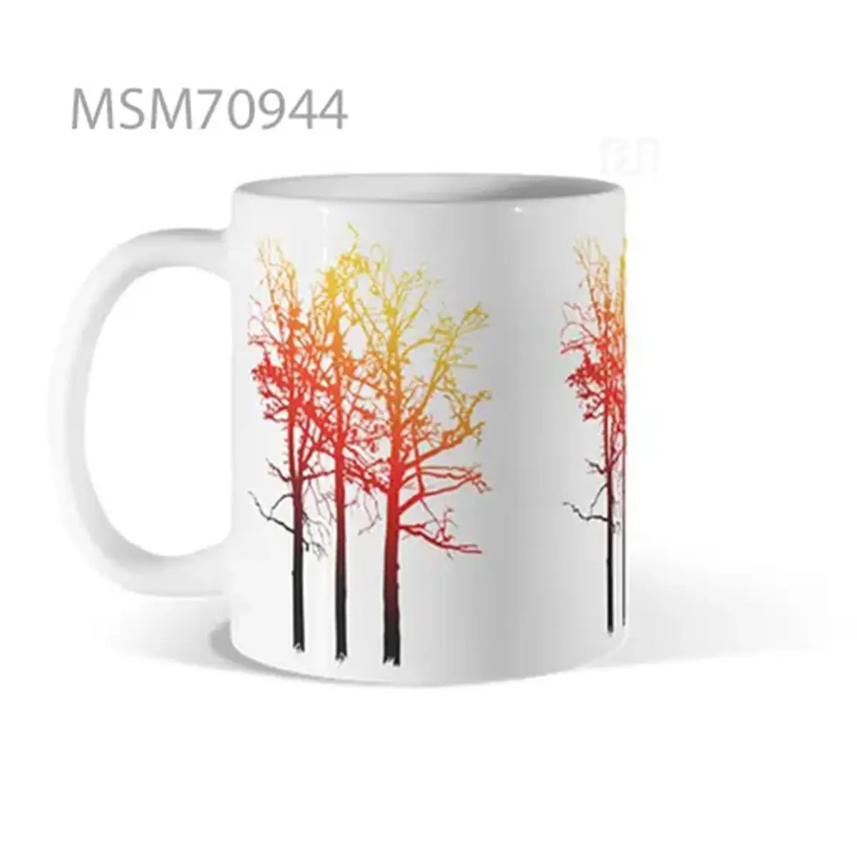 Autumn Trees Warm Tones Mug