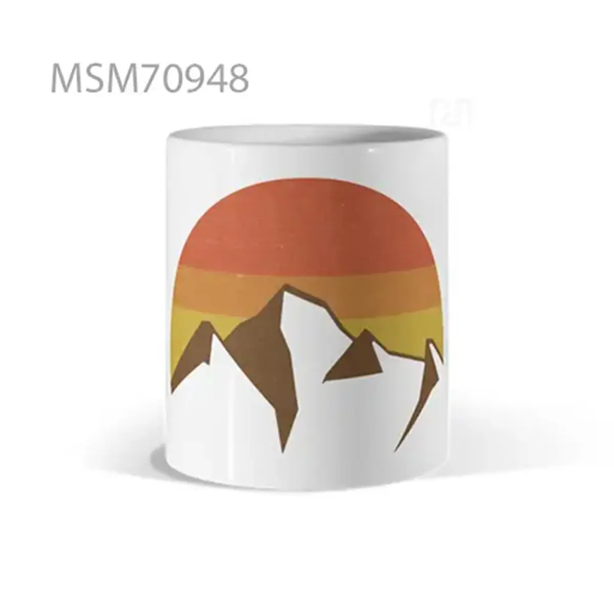 Mountain Sunset Horizon Mug