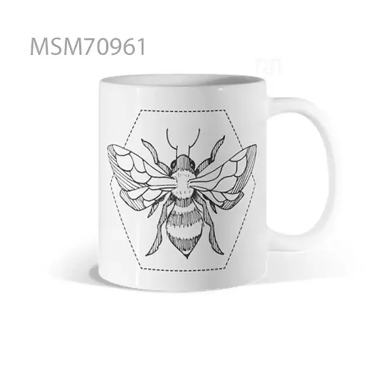 Stylized Insect Geometry Mug
