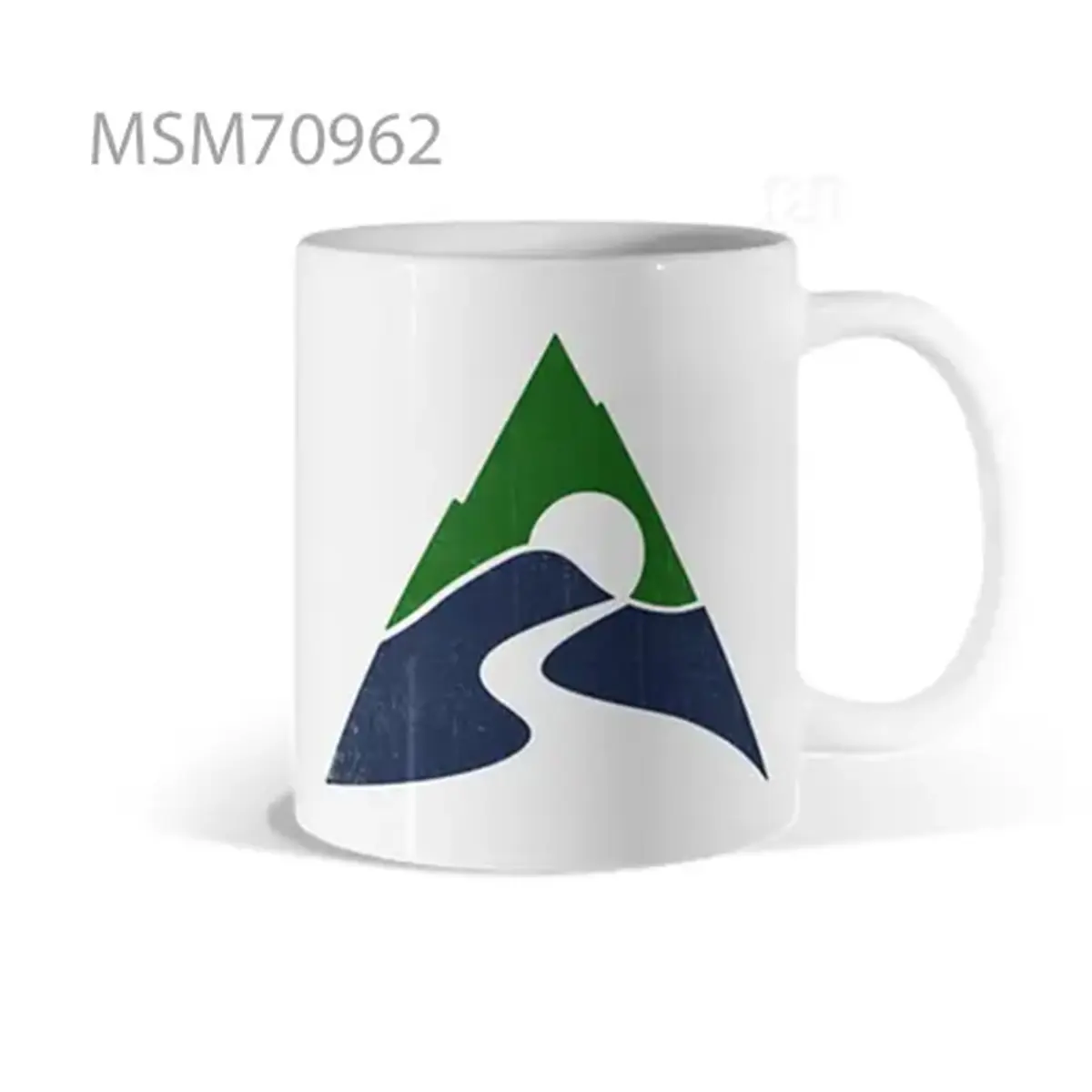 Mountain River Logo Nature Mug