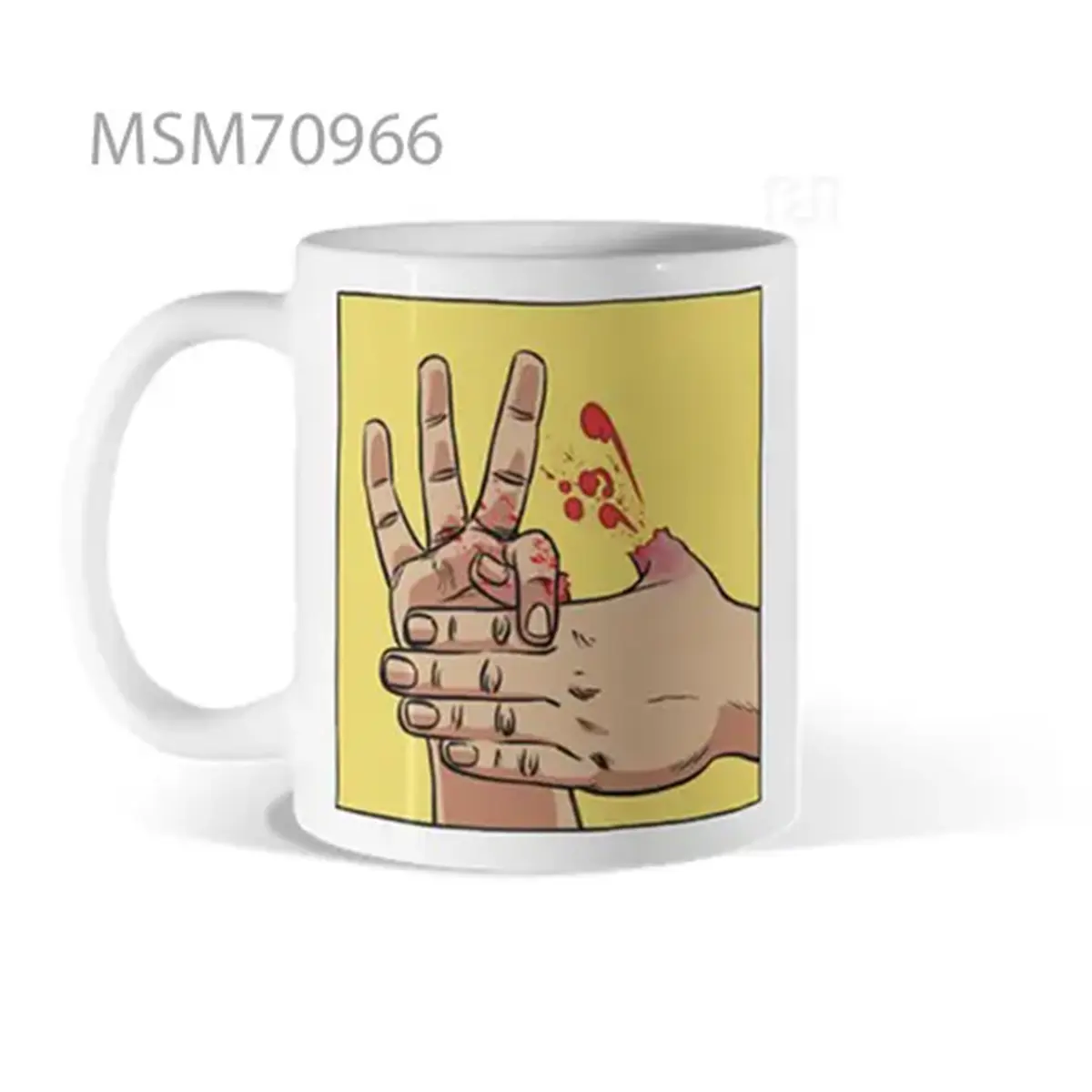 Gesture Hands Statement Mug