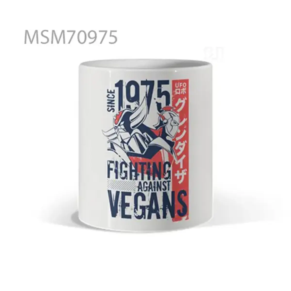 “Since 1975 Fighting Vegans” Mug