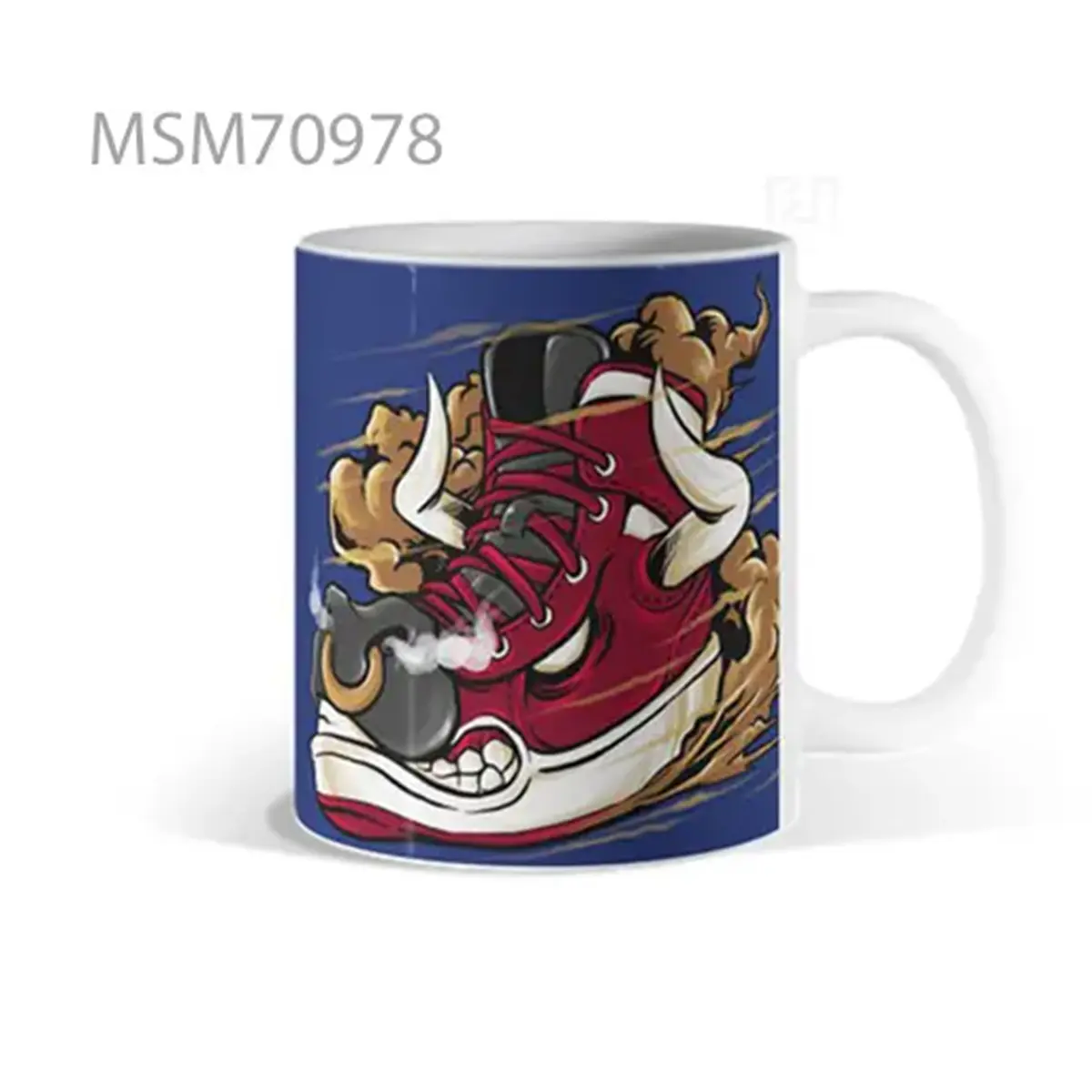 Red Sneakers Street Style Mug