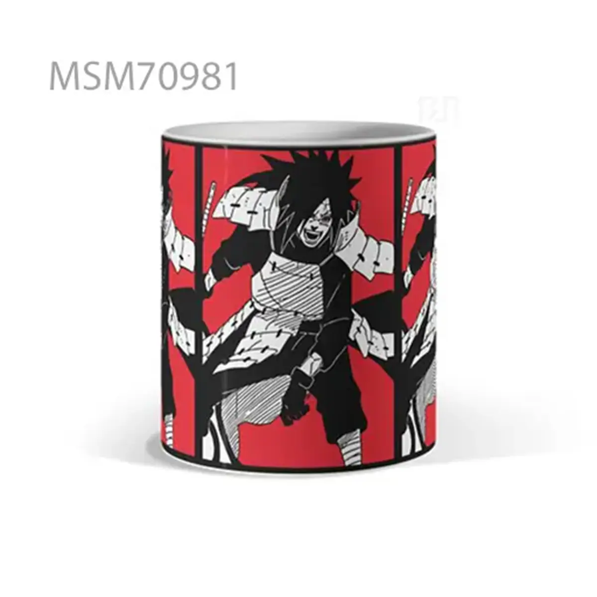 Red Black Dynamic Pose Mug