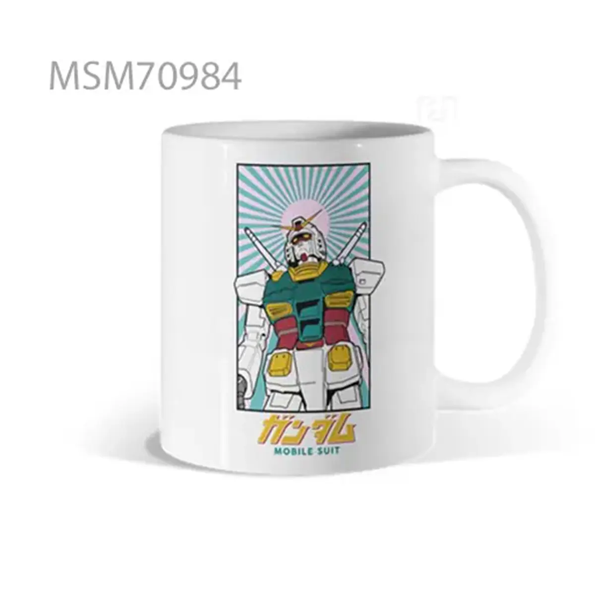 Colorful Superhero Action Mug