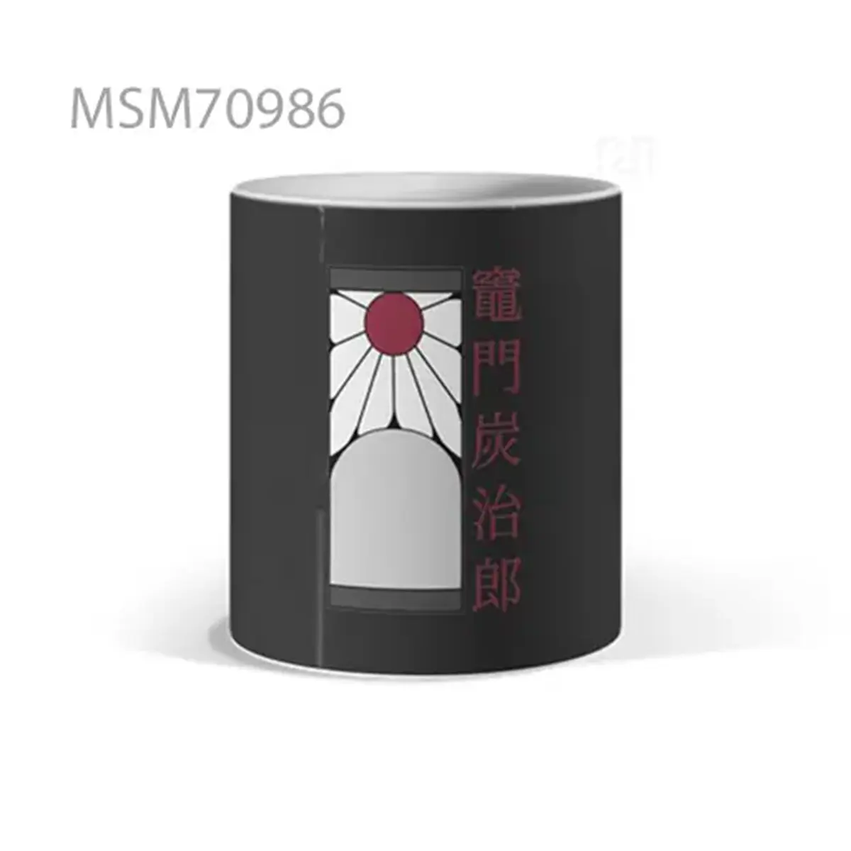 Window Scene Red Typography Mug