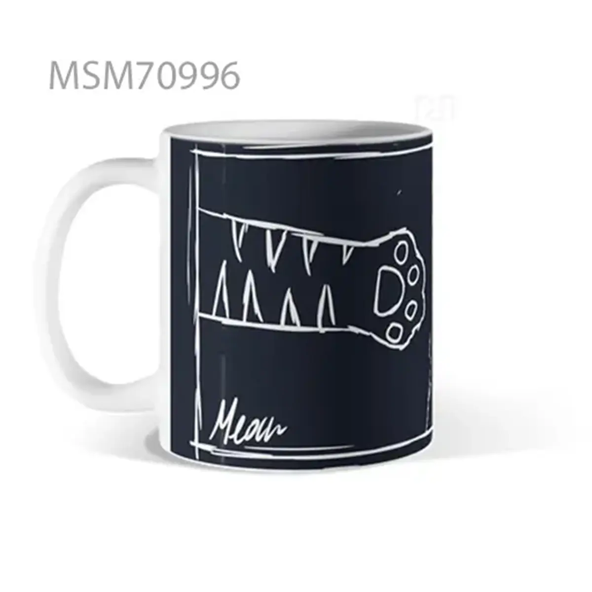 Mean Beast Doodle Mug