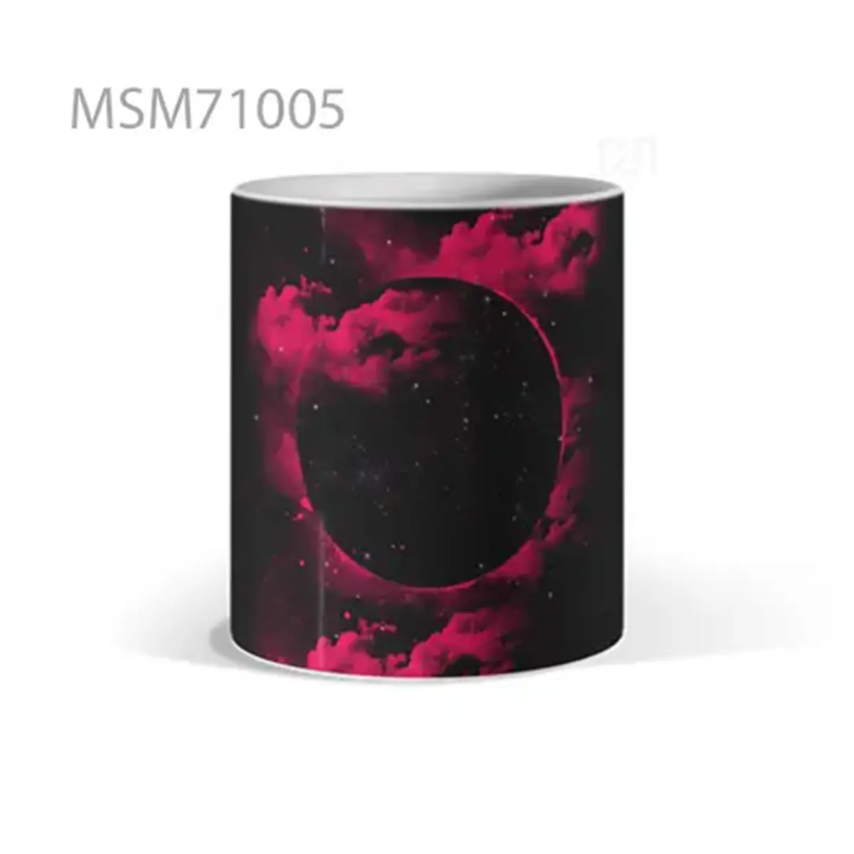 Crimson Moon & Cloudscape Mug
