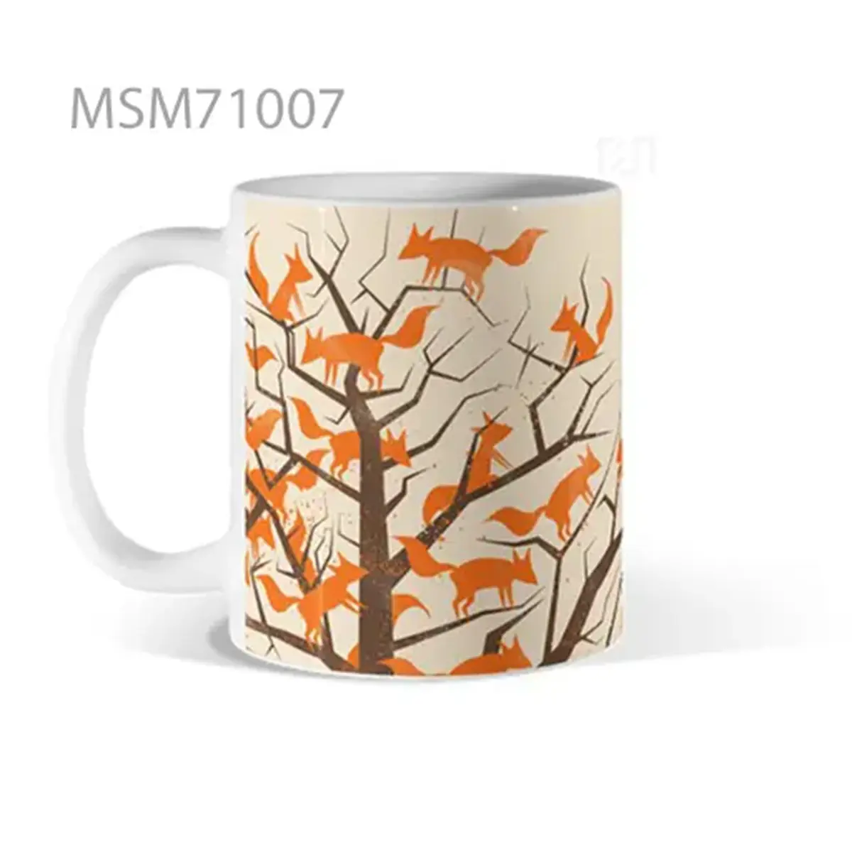 Orange Leaf Branch Harmony Mug