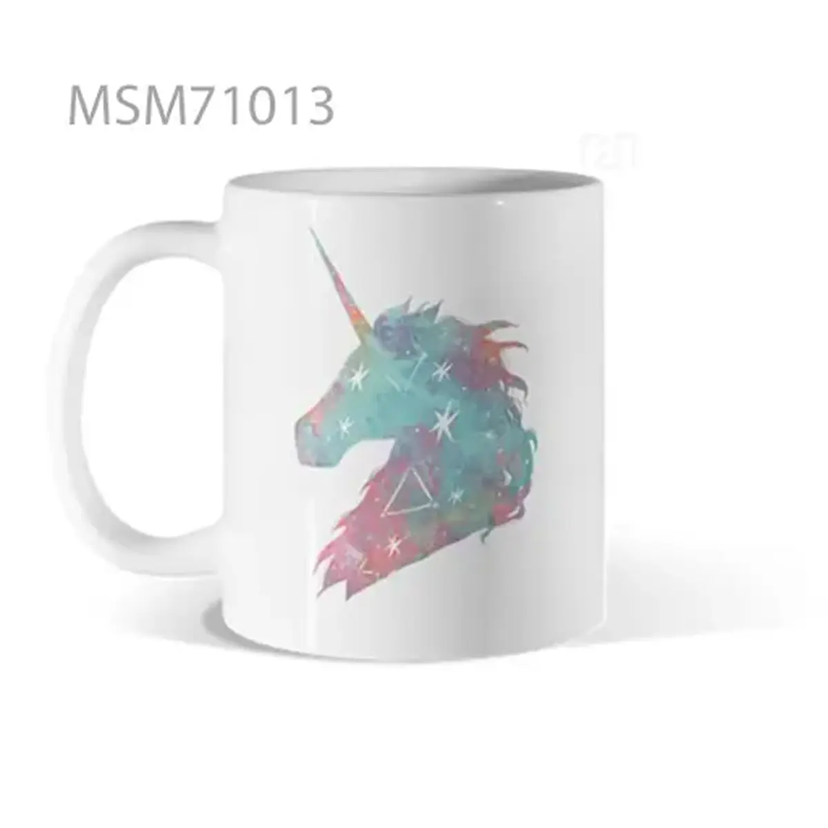 Unicorn Head Fantasy Colors Mug
