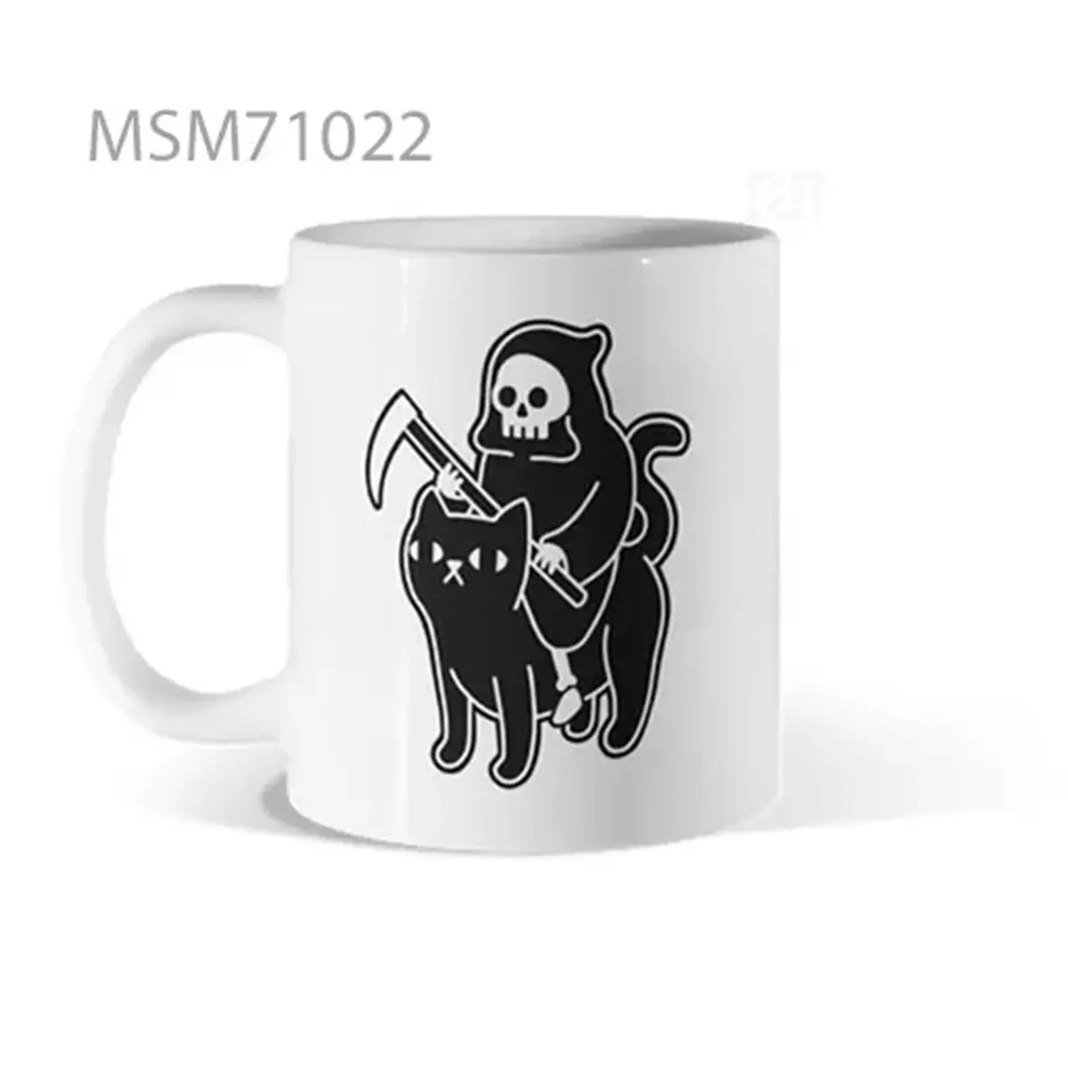 Grim Reaper & Cat Antihero Mug